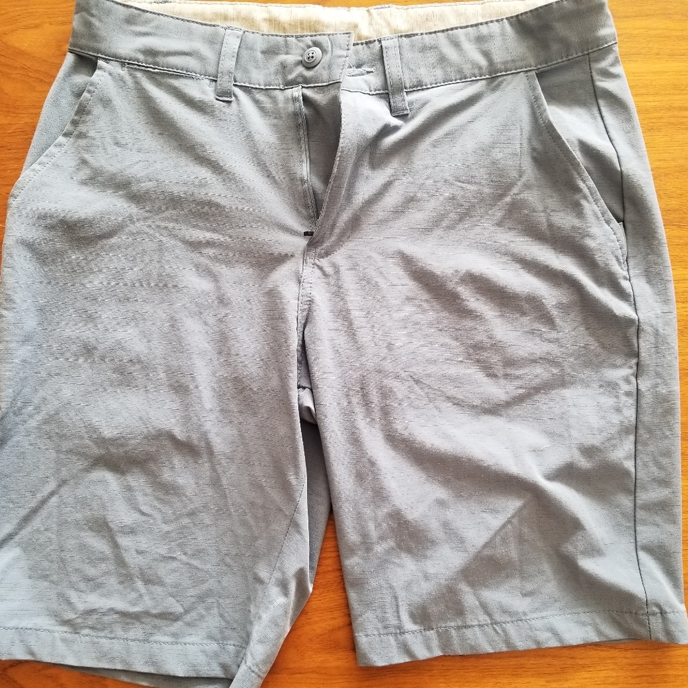Men's hybrid shorts, light blue